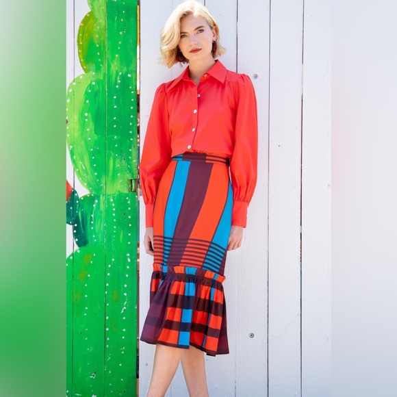 Eva Franco midi skirt NWT - Picture 9 of 9